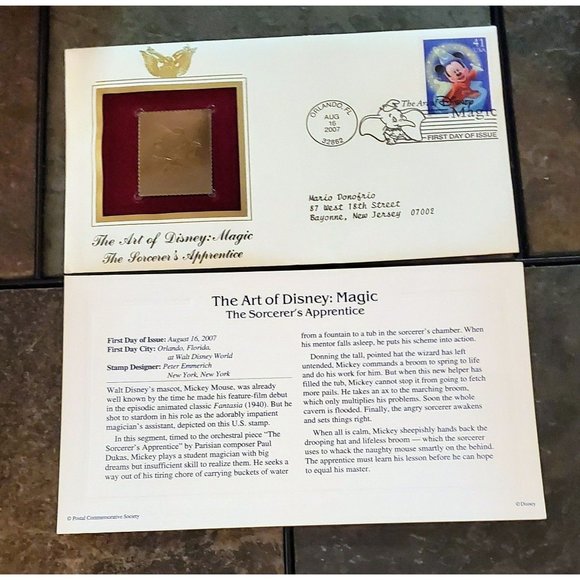 22 Karat Gold Plated 2007 First Day Issue Stamp Lot - Picture 4 of 7